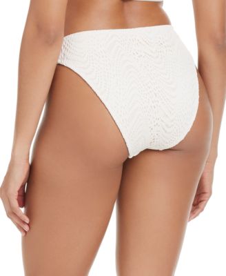 Women's Goddess Crochet Side-Tab Bikini Bottoms, Exclusively at Macy's