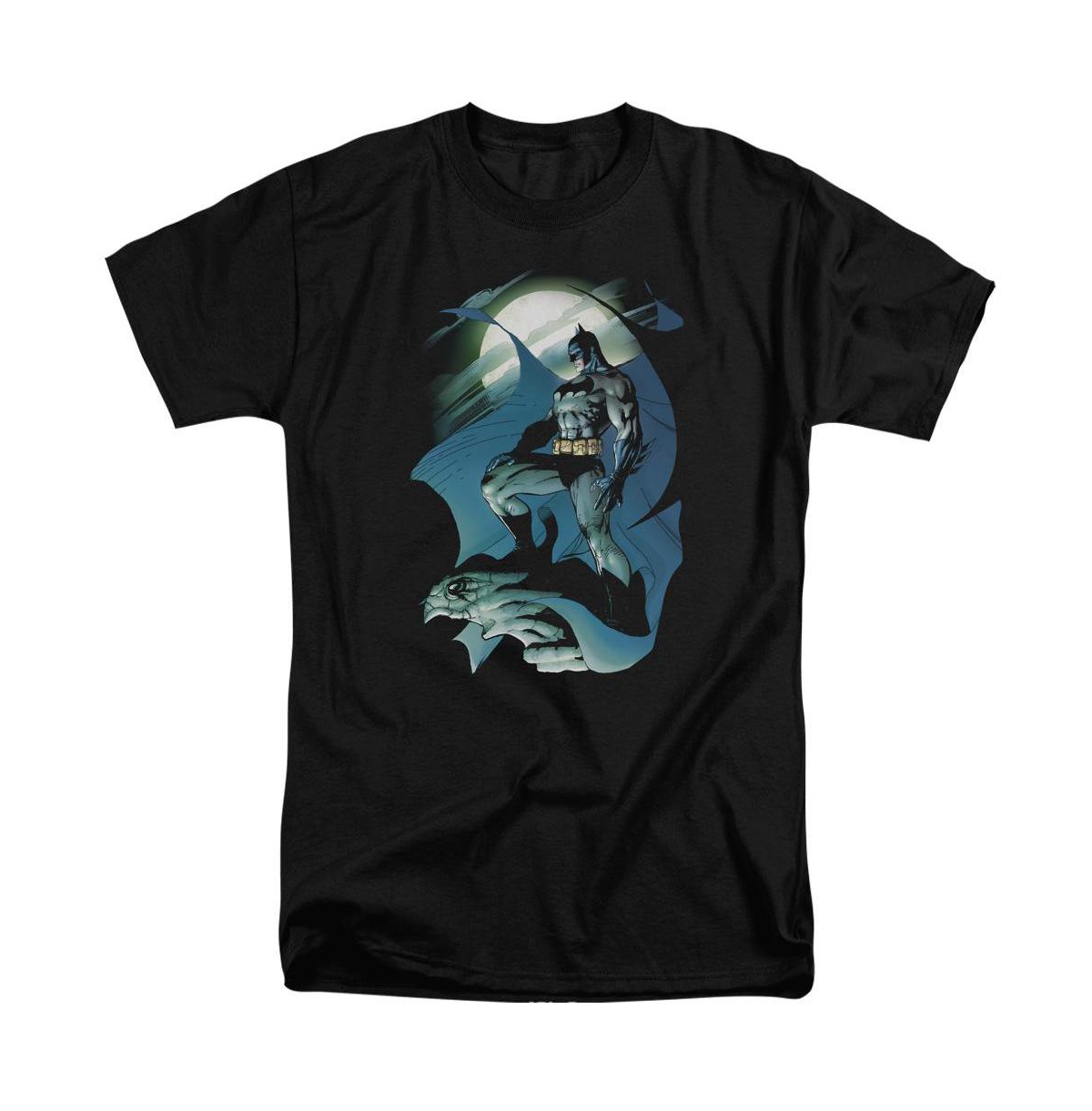 Men's Glow Of The Moon Short Sleeve Adult Tee / T-Shirt - Black