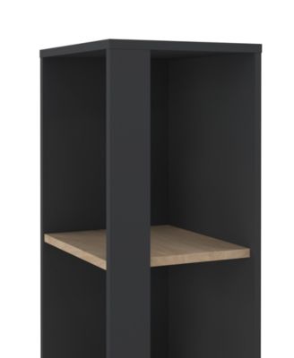 80.59" High 5 Shelf Narrow Bookcase