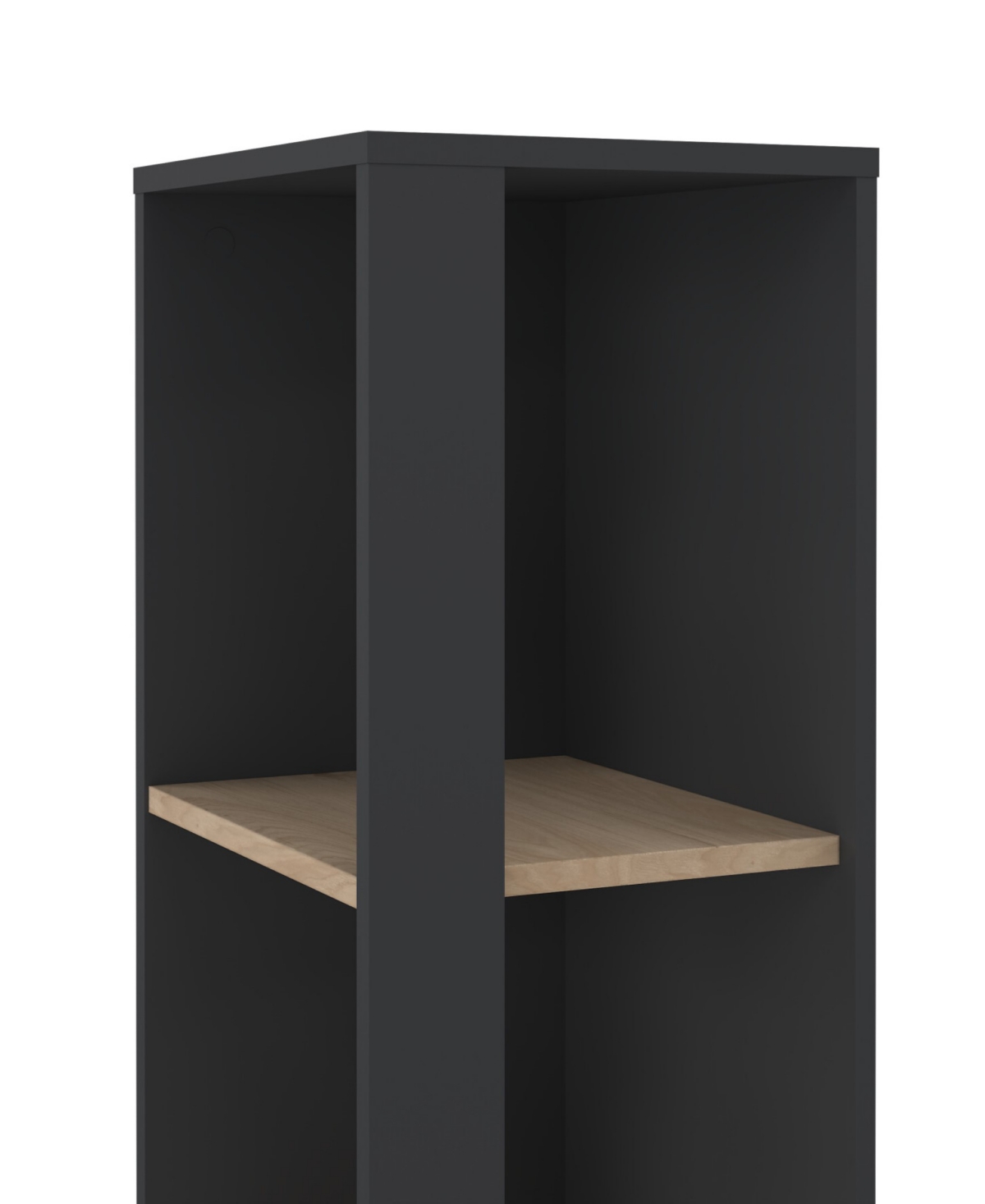 Tvilum 80.59" Wood 5 Shelf Narrow Bookcase