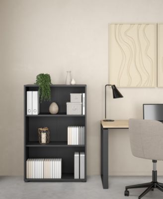 48.66" High 3 Shelf Adjustable Bookcase