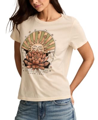 Lucky Brand - Women's Lotus Sun Classic T-Shirt