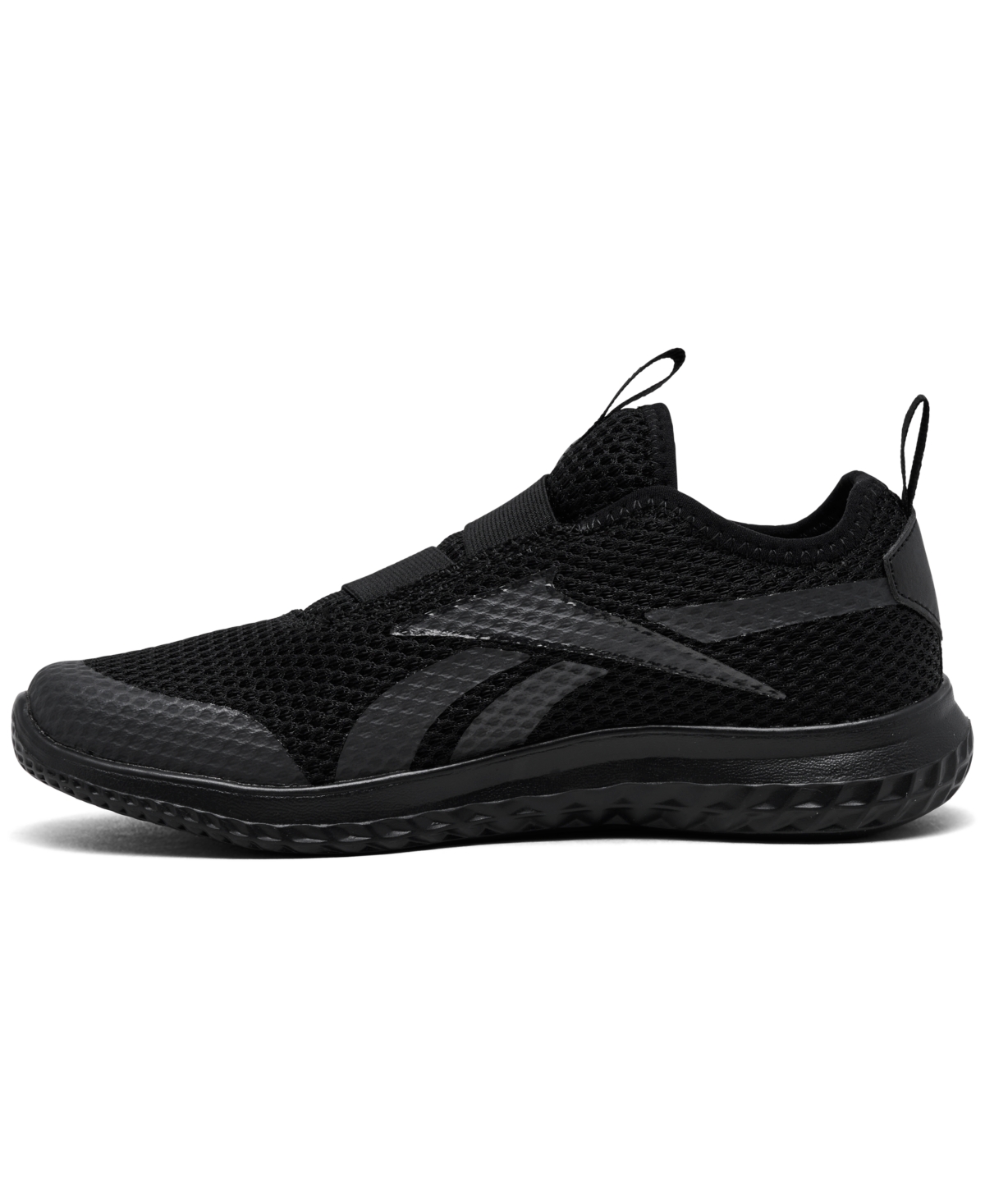 Reebok Little Kids Rush Runner Slip-on Casual Sneakers From Finish Line In Black