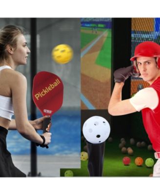 12-Pack Plastic Practice Baseballs, Training Baseballs for All Skill Levels. (Several Colors Available)