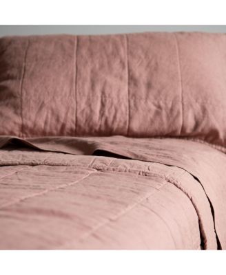 French Linen Box Stitch Quilt - Full/Queen