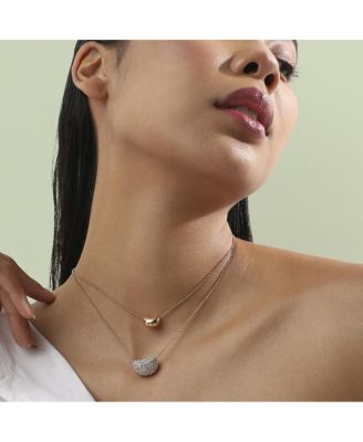 Bling Bean Multi-Layer Necklace