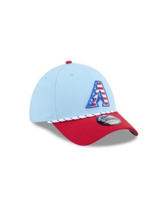 Men's Light Blue/Red Arizona Diamondbacks 2025 Fourth of July 39THIRTY Flex Hat