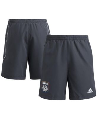 adidas - Men's Gray San Diego FC 2025 Travel Shorts