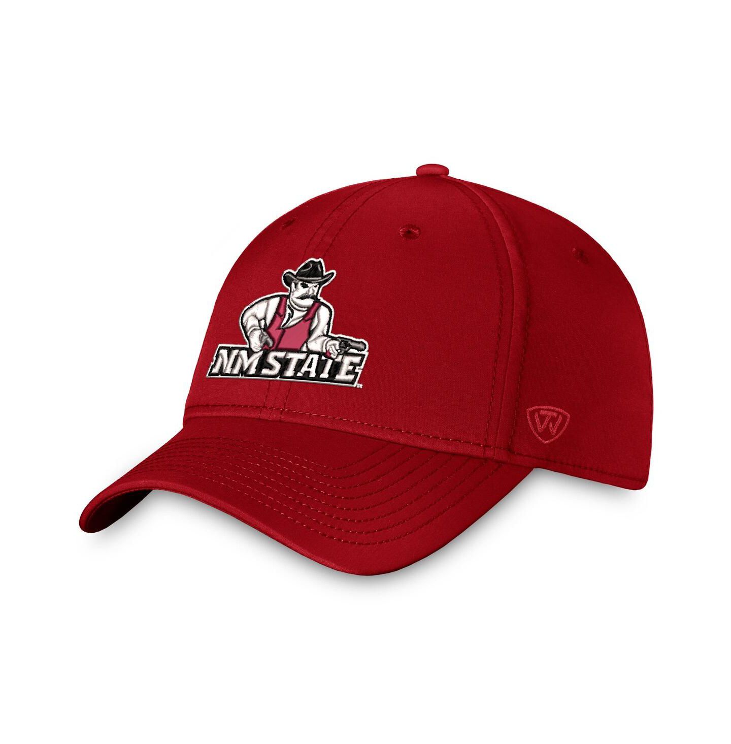 Мужская кепка Top of the World Crimson New Mexico State Aggies Reflex Flex Hat — фото 1