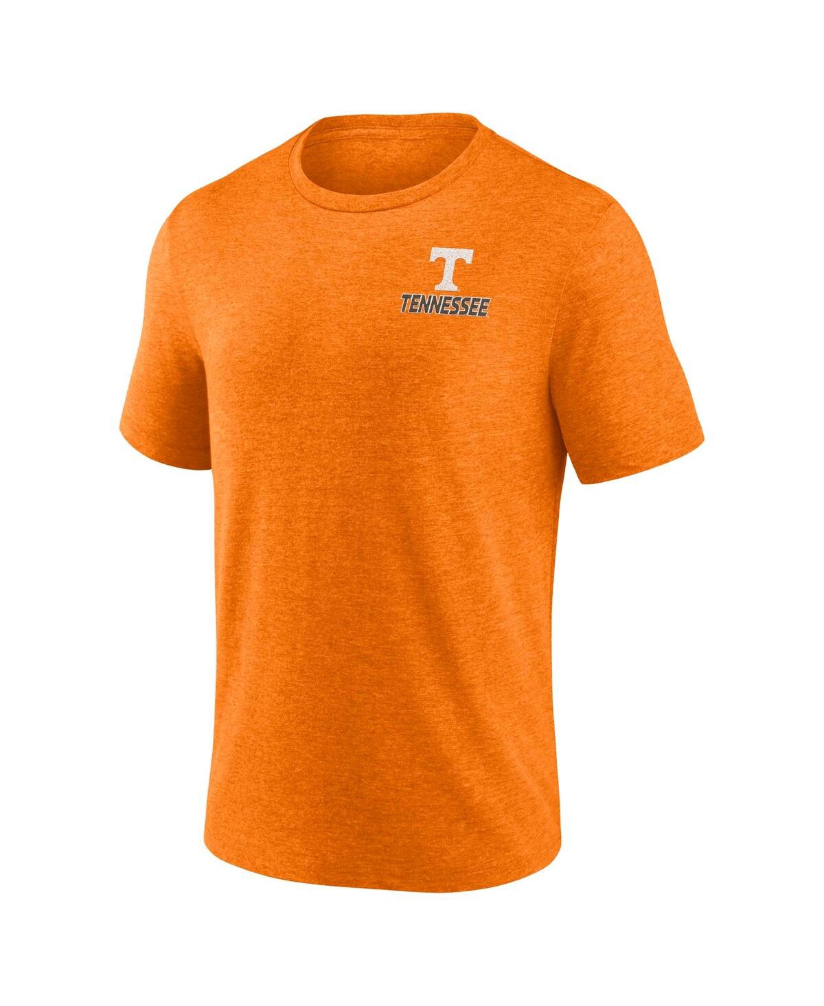 Fanatics Men's Heather Tennessee Orange Volunteers Ideal Faded Tri-Blend T-Shirt