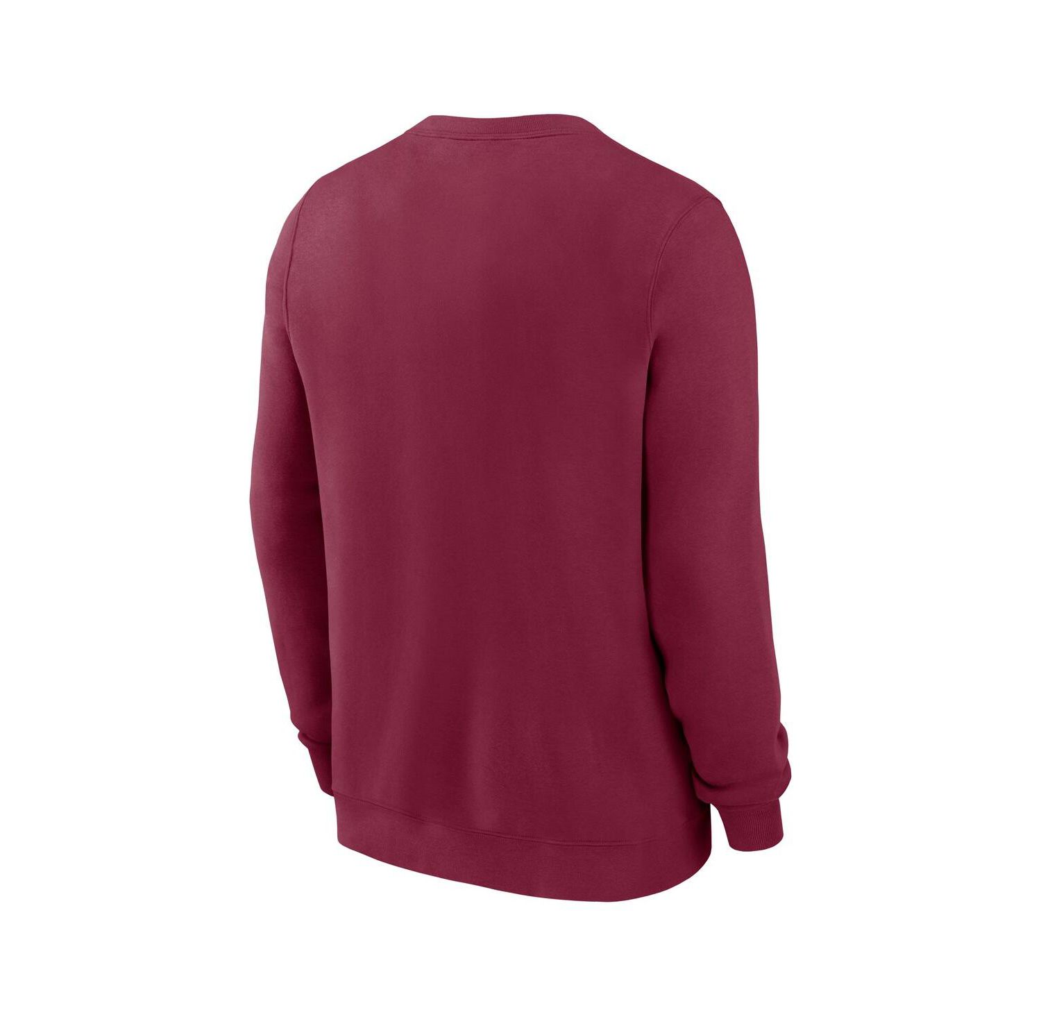 Men's Garnet Florida State Seminoles Arched Seal Pullover Sweatshirt