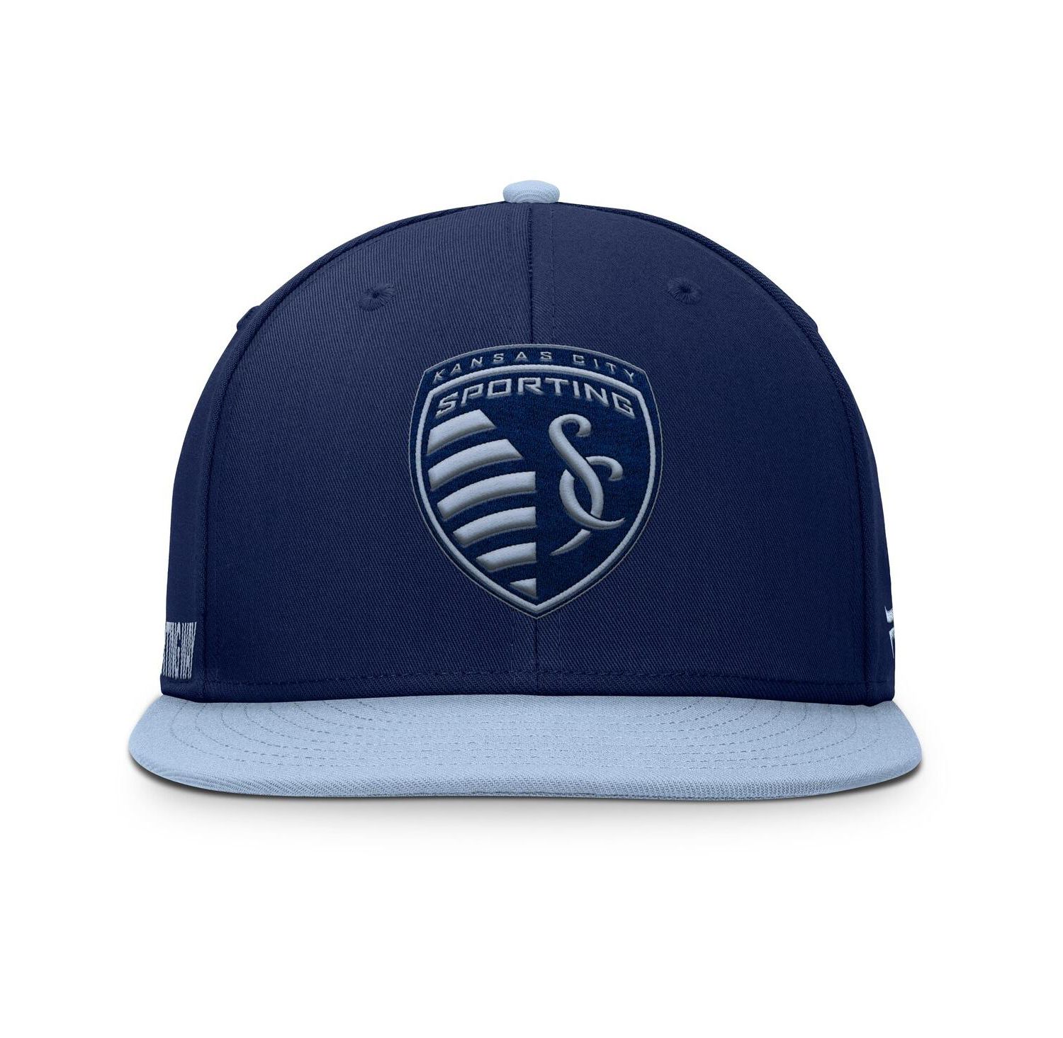 Men's Navy Sporting Kansas City Sitter Snapback Hat