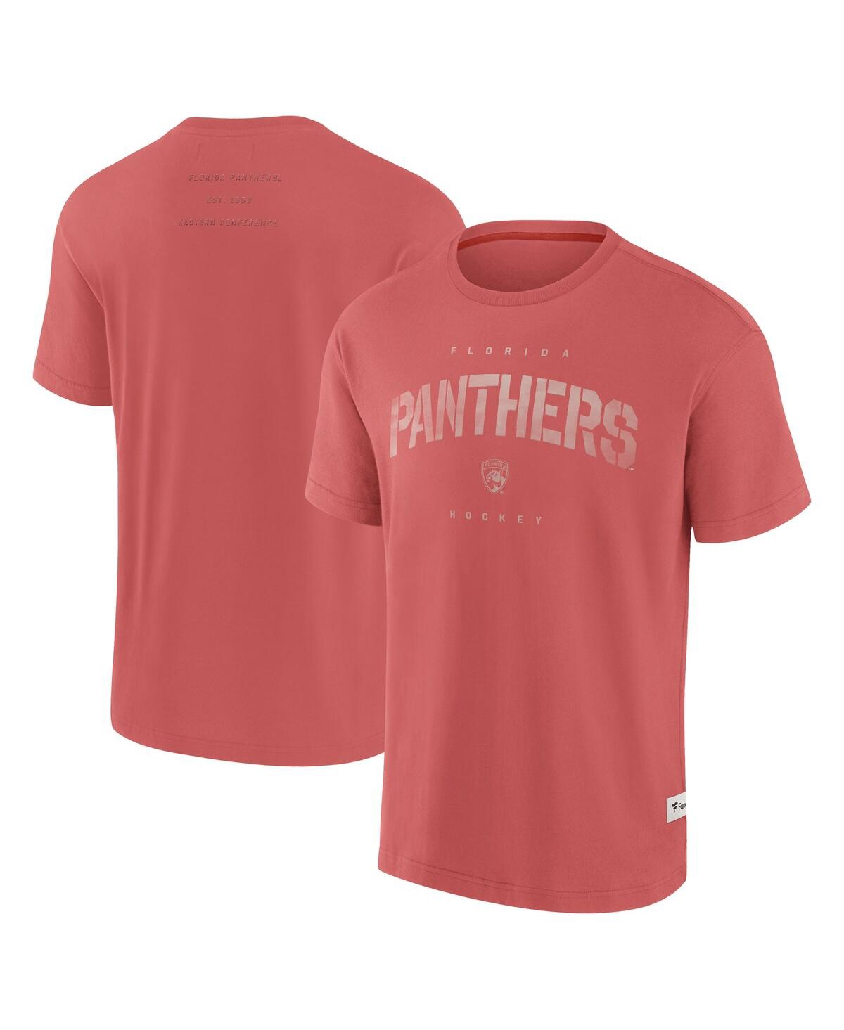 Men's Red Florida Panthers Elements Weathered Tonal Future Ground T-Shirt - Red