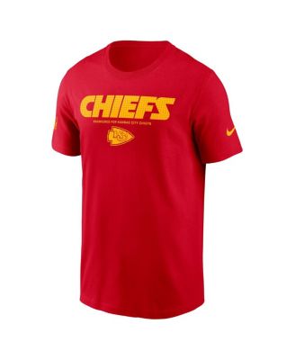 Men's Red Kansas City Chiefs Sideline Performance T-Shirt