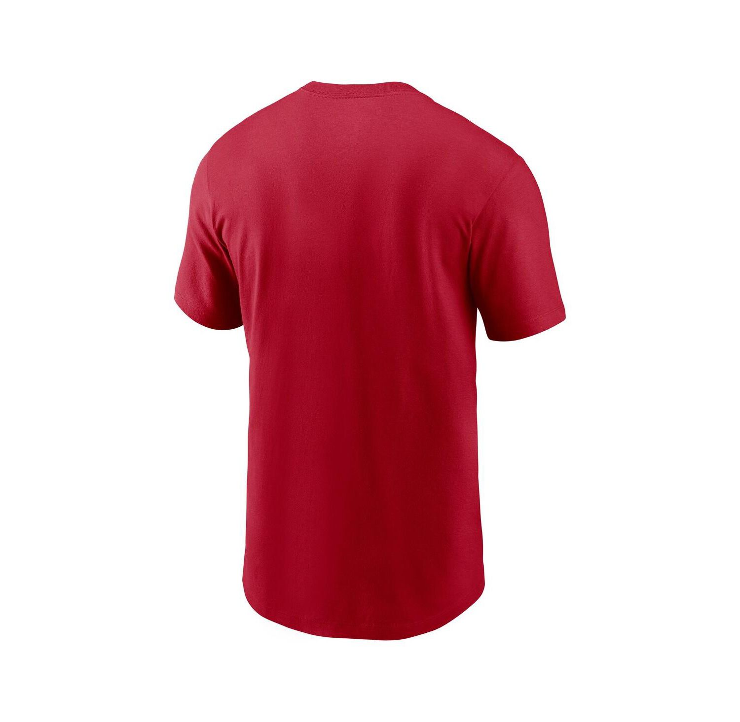 Men's Scarlet San Francisco 49ers Primetime Wordmark Essential T-Shirt