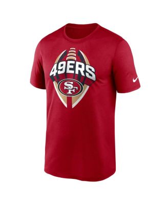 Men's Scarlet San Francisco 49ers Big Tall Primetime Legend Icon Performance T-Shirt