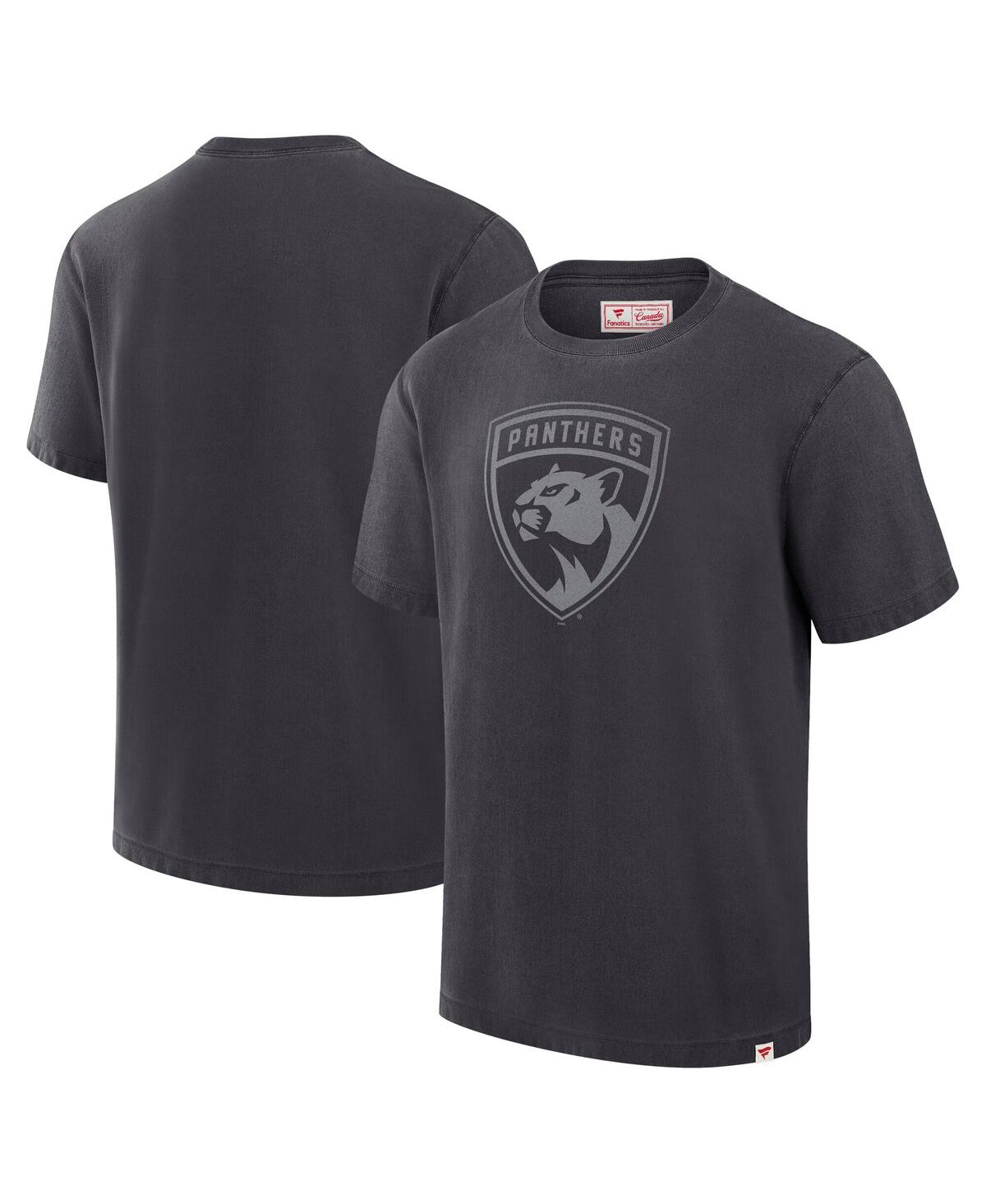 Fanatics Men's Black Florida Panthers Made in Canada T-Shirt - Black