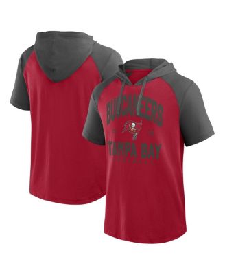 Logo Athletic - Men's Red Tampa Bay Buccaneers Prime Hoodie T-Shirt