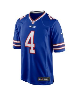 Men's James Cook III Royal Buffalo Bills Team Game Jersey