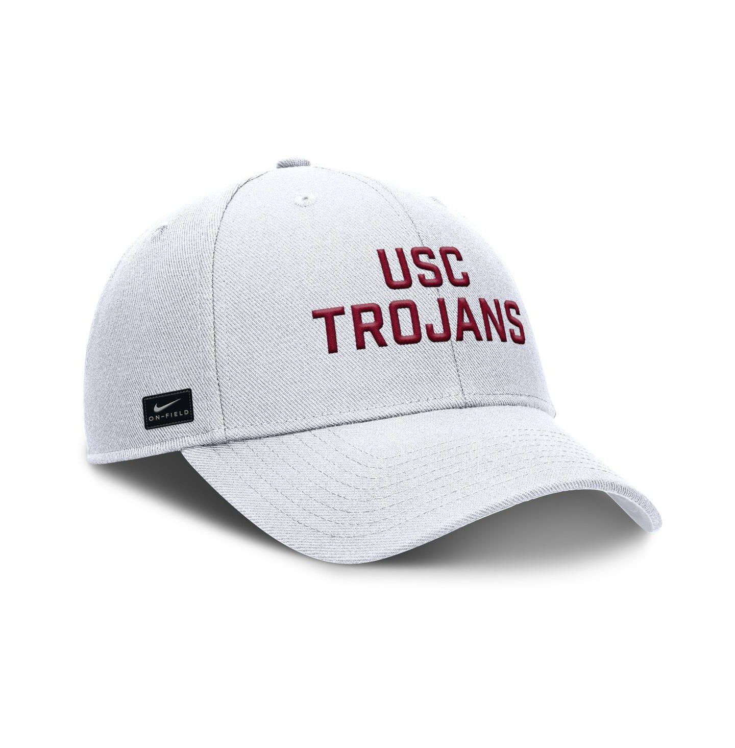 Мужская кепка Nike White USC Trojans Rise Practice Adjustable Hat — фото 3