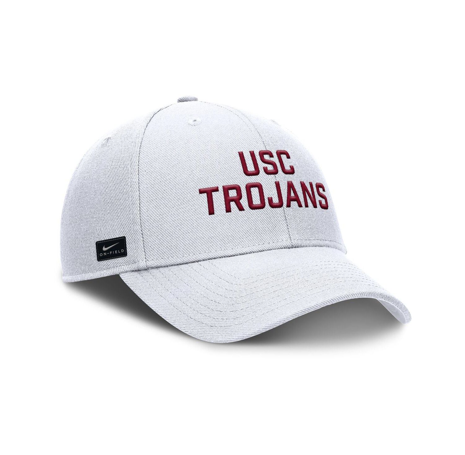 Men's White USC Trojans Rise Practice Adjustable Hat