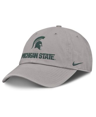 Nike - Men's Gray Michigan State Spartans 2025 Sideline Club Adjustable Hat