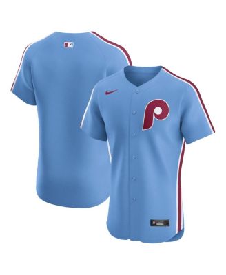Nike - Men's Light Blue Philadelphia Phillies Alternate Elite Jersey