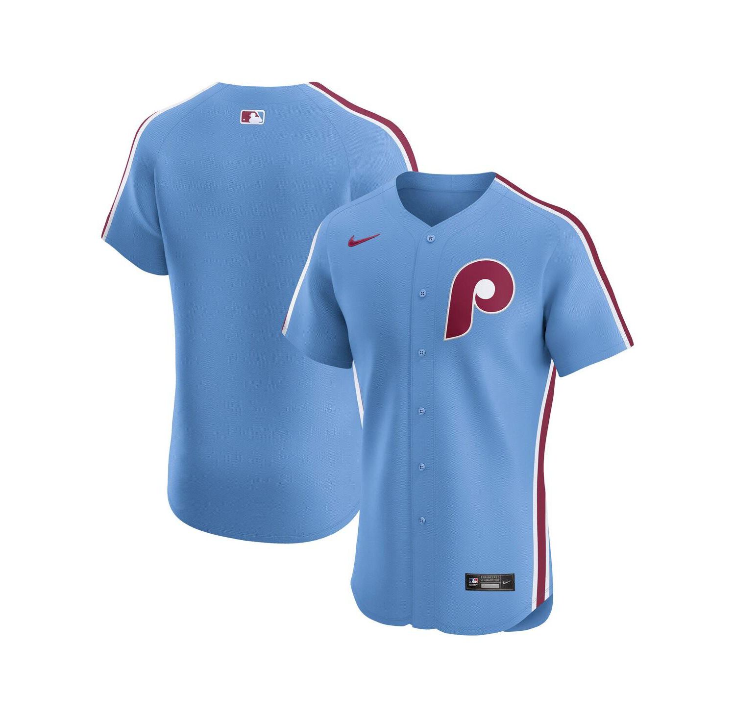 Men's Light Blue Philadelphia Phillies Alternate Elite Jersey