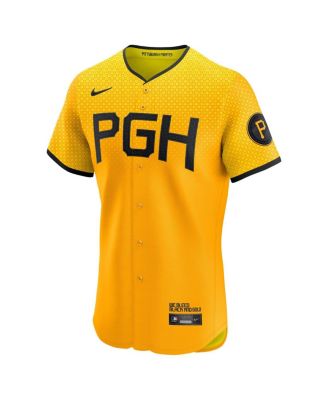 Men's Gold Pittsburgh Pirates City Connect Elite Jersey
