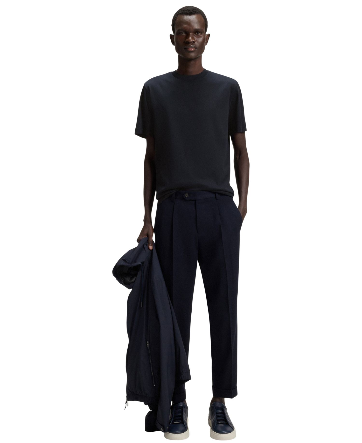Men's Mercerized Cotton Regular-Fit T-Shirt