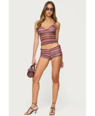 Women's Zigzag Stripe Shorts