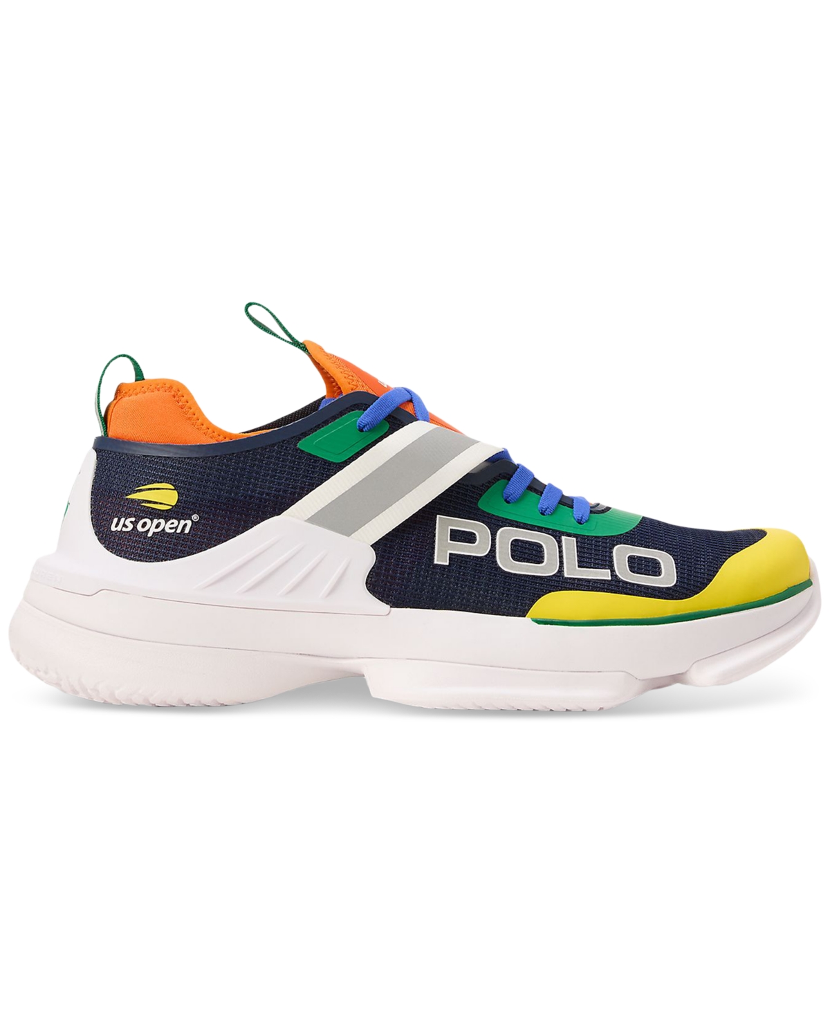 Polo Ralph Lauren Men's Us Open Tech Court Pro Sneakers In Blue