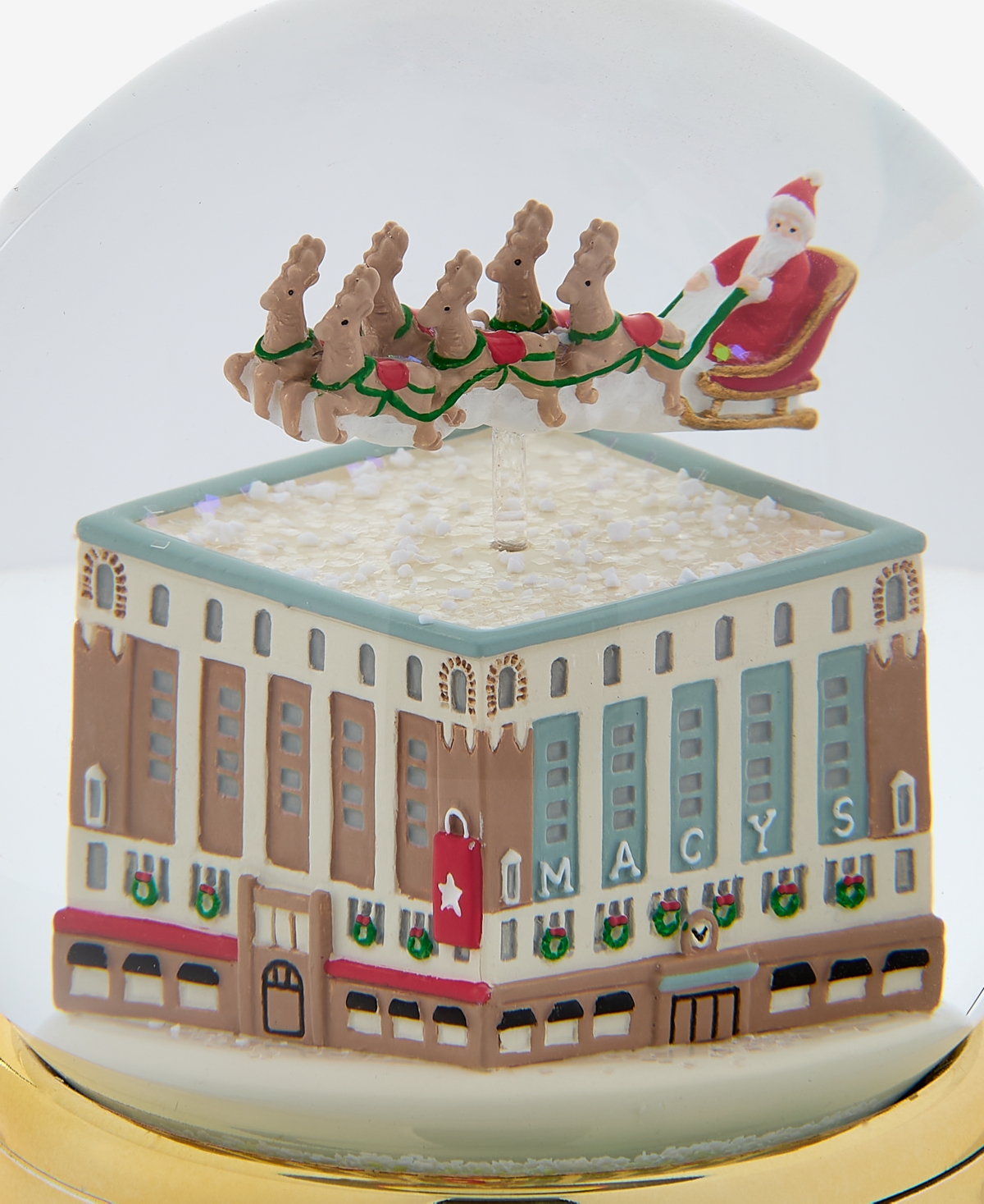 Holiday Lane Heritage Gold New York City Macy's Snow Globe, Macy's Exclusive In Multi
