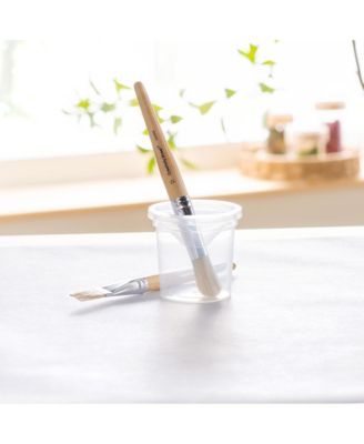 Design Studio – White: 3-in-1 Kids Art Table & Stool, Writing, Painting & Drafting Table w/ Craft Storage & Bins, Art Easel with Paper Roll