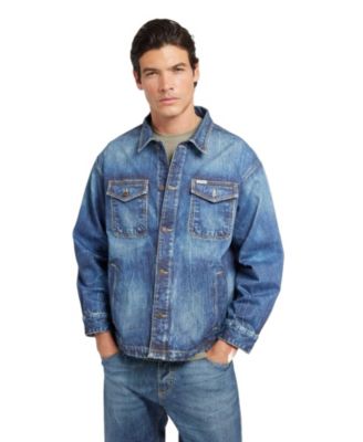 GUESS - Men's Billy Long-Sleeve Trucker Jacket