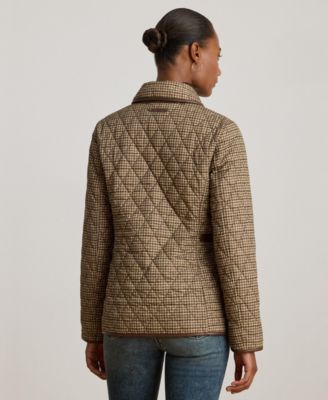 Women's Quilted Velboa-Lined Coat