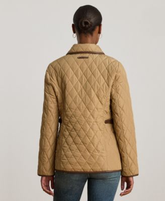 Women's Quilted Velboa-Lined Coat