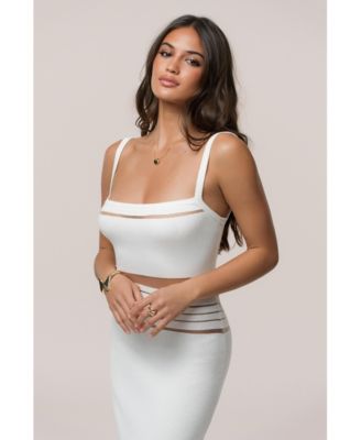 Women's Striped Rib Knit Dress