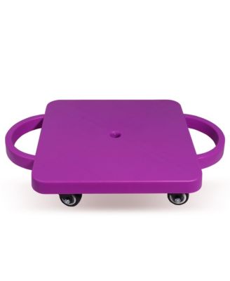 Floor Gym Scooter Board with Handles, Sitting Scooter for Kids Indoor Play, Fun Scoot Board  (Several Colors Available)