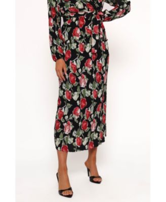 Women's Minelli Pleat Midi Skirt