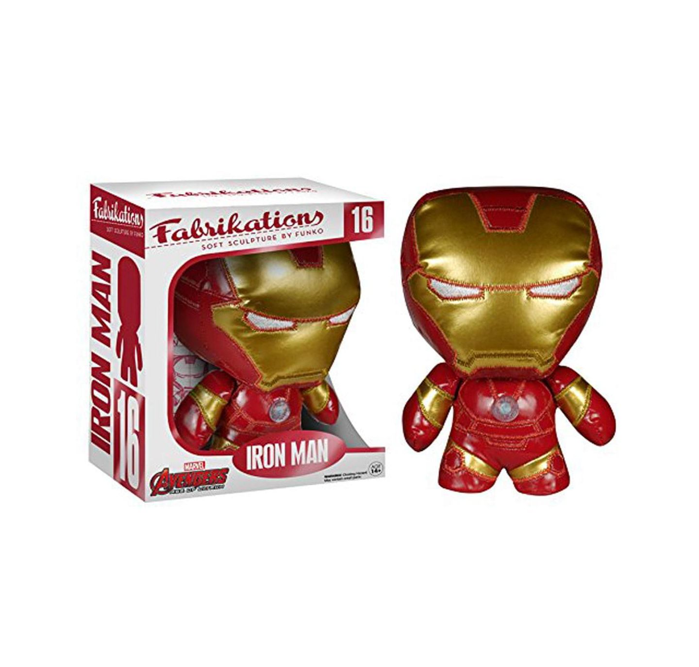 Детская мягкая игрушка Funko Fabrikations Iron Man 6" Rotating-Head Plush — фото 1