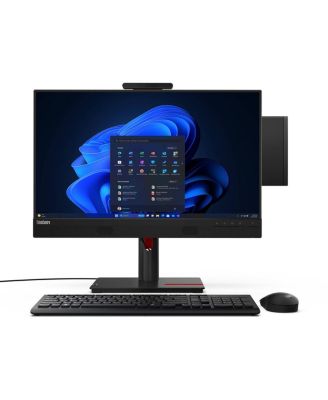ThinkCentre M70q Gen 5 Tiny Desktop Computer, Intel Core i7-14700T 1.3GHz, 32GB RAM, 1TB SSD, Windows 11 Pro, Black