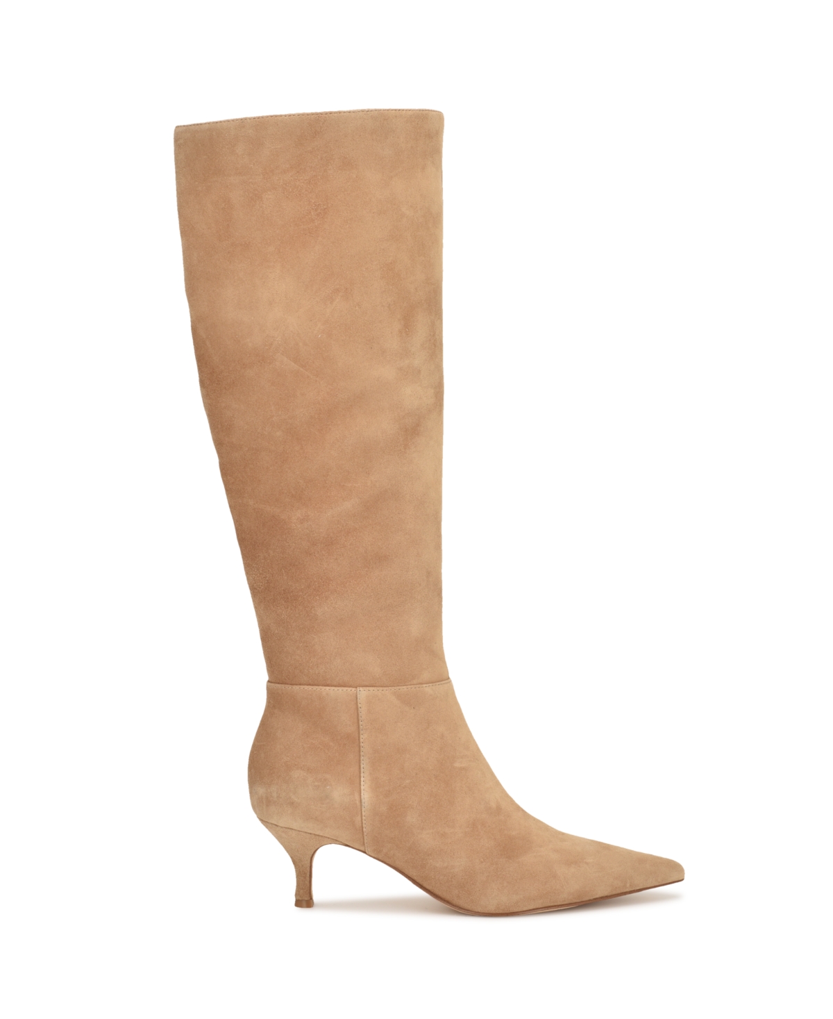 Nine West Women's Somas Tall Kitten Heel Boots In Brown