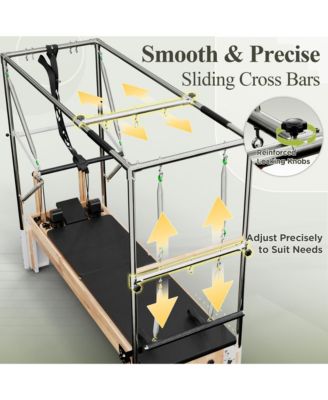 Wooden Reformer & Cadillac Trapeze Table – Full Studio Set with Sitting Box