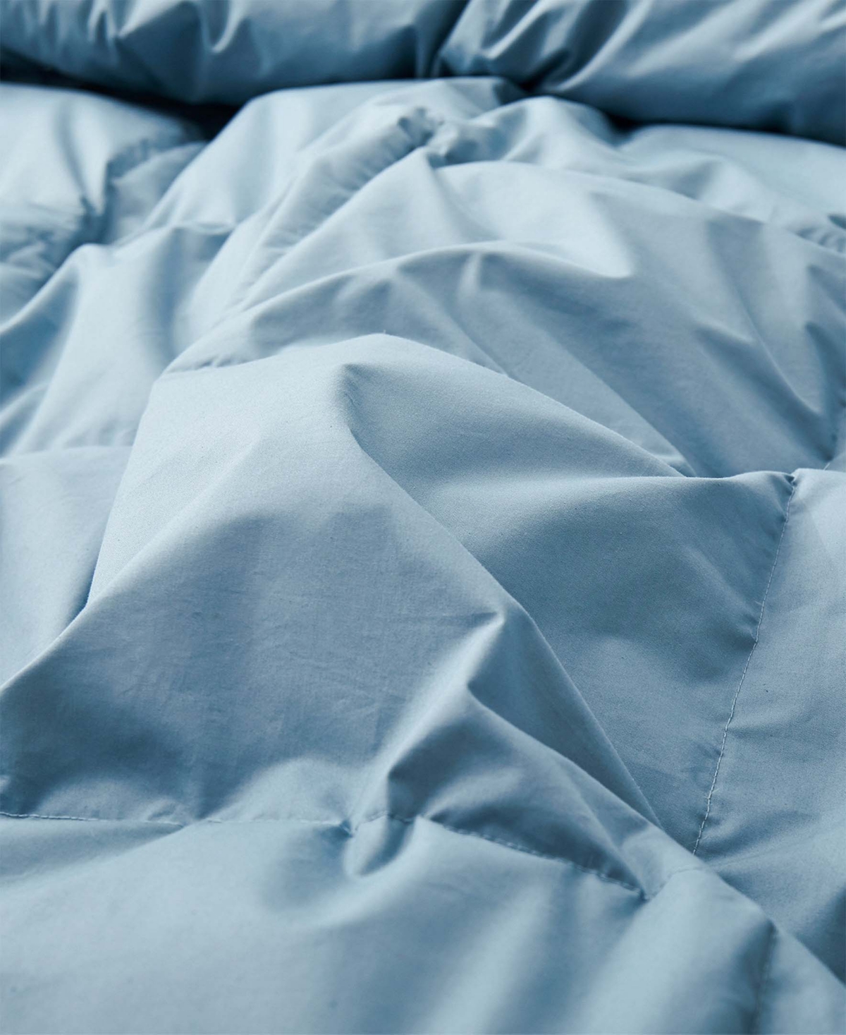 Unikome All Season Goose Down Comforter, Twin In Blue