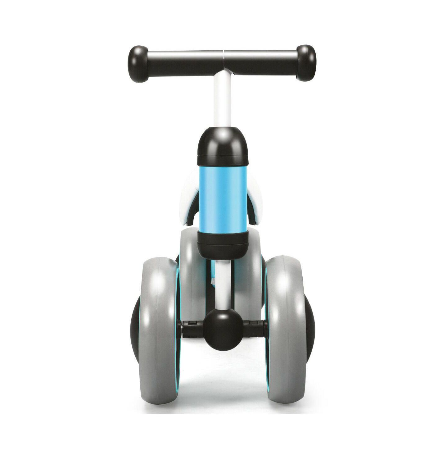Детская игрушка Mecale Baby Balance Bike for 2 Years Old Boys Girls No Pedal 4 Wheels, цвет: Синий — фото 2