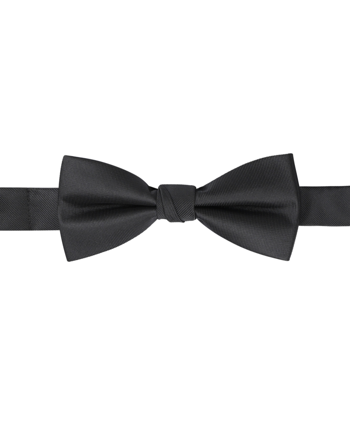 Calvin Klein Men's Unison Solid Self-tie Bow Tie In Black