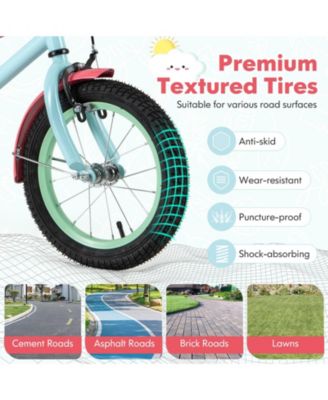 Mecale Kids Bike with Adjustable Handlebar and Saddle Blue