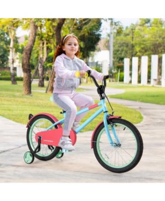 Kids Bike with Adjustable Handlebar and Saddle Blue