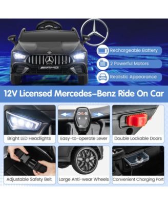 12V Kids Ride on Car Mercedes-Benz AMG CLA 45 with Remote